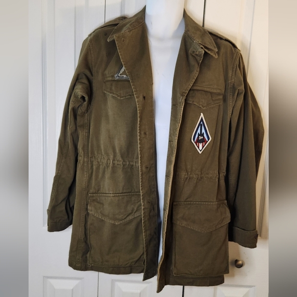 Vintage Other - M47 French Army military field jacket 1950s vintage green size large